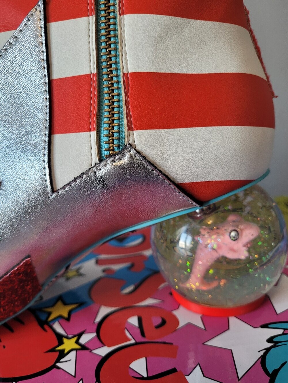 Irregular Choice x Dr. Seuss Up Up Up With A Fish Boots, Size 40 - Picture 9 of 16